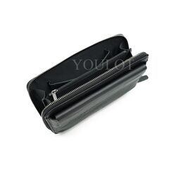 Клатч из натуральной кожи, кошелек - портмоне с карманом для телефона