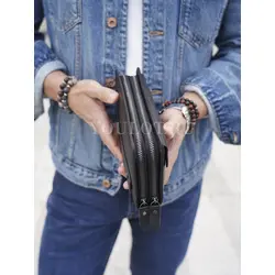 Клатч мужской Briefcase из натуральной кожи для телефона и документов