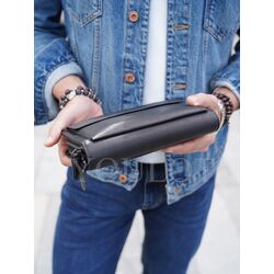 Клатч мужской для денег и телефона с двумя молниями