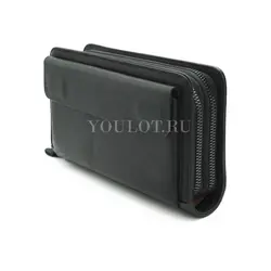 Клатч мужской Briefcase из натуральной кожи для телефона и документов