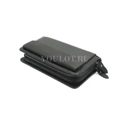 Клатч мужской Briefcase из натуральной кожи для телефона и документов