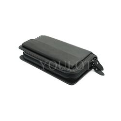 Клатч мужской для денег и телефона с двумя молниями