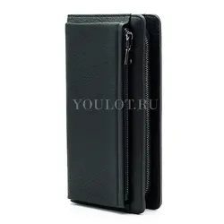 Мужской кожаный клатч Briefcase на молниях