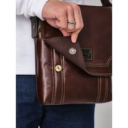 Сумка мужская на плечо кожаная Ryff Ryder