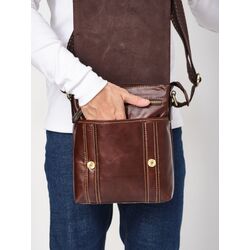 Сумка мужская на плечо кожаная Ryff Ryder