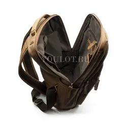 Рюкзак мужской кожаный Briefcase с ручкой