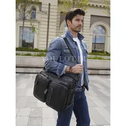 Сумка-рюкзак Briefcase, трансформер из натуральной кожи