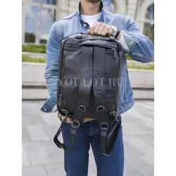 Сумка-рюкзак Briefcase, трансформер из натуральной кожи