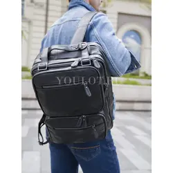 Сумка-рюкзак Briefcase, трансформер из натуральной кожи