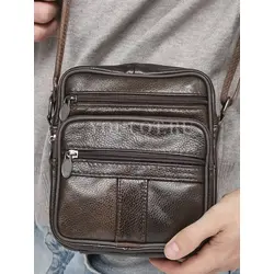 Сумка мужская через плечо, барсетка кожаная Briefcase