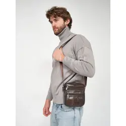 Сумка мужская через плечо, барсетка кожаная Briefcase