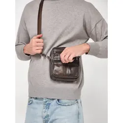 Сумка мужская через плечо, барсетка кожаная Briefcase
