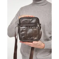 Сумка мужская через плечо, барсетка кожаная Briefcase