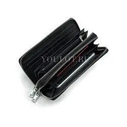 Клатч мужской кожаный Briefcase с двумя молниями