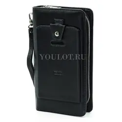 Клатч мужской кожаный Briefcase с карманом для телефона