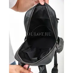 Рюкзак мужской кожаный для ноутбука 15" и документов A4