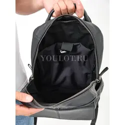 Рюкзак мужской кожаный для ноутбука 15" и документов A4