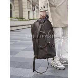 Сумка дорожная Briefcase из натуральной кожи с отделением для обуви