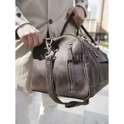 Сумка дорожная Briefcase из натуральной кожи с отделением для обуви