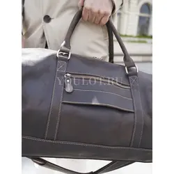 Сумка дорожная Briefcase из натуральной кожи с отделением для обуви