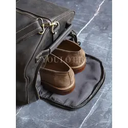 Сумка дорожная Briefcase из натуральной кожи с отделением для обуви