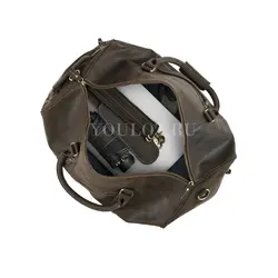 Сумка дорожная Briefcase из натуральной кожи с отделением для обуви