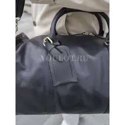 Сумка дорожная из натуральной кожи с отделением для обуви