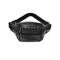 Сумка мужская на пояс, бананка кожаная Briefcase