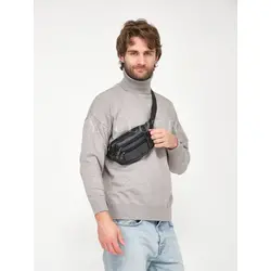 Сумка мужская на пояс, бананка кожаная Briefcase