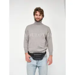 Сумка мужская на пояс, бананка кожаная Briefcase