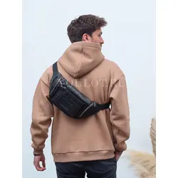 Сумка через плечо, бананка из натуральной кожи Ruff Ryder