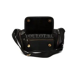 Мужская сумка через плечо Ruff Ryder, бананка из натуральной кожи