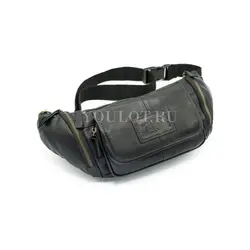 Мужская сумка через плечо Ruff Ryder, бананка из натуральной кожи