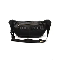 Мужская сумка через плечо Ruff Ryder, бананка из натуральной кожи