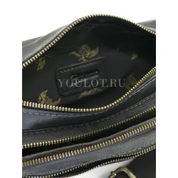 Сумка мужская через плечо Ruff Ryder, бананка из натуральной кожи