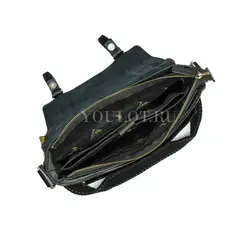 Сумка мужская через плечо Ryff Ryder для документов А4 кожаная