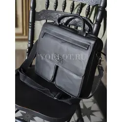 Портфель-сумка Ruff Ryder для документов и ноутбука кожаный Old Money