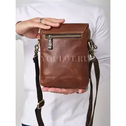 Сумка мужская через плечо из натуральной кожи Ryff Ryder