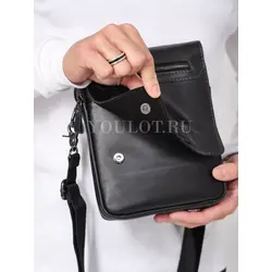 Сумка мужская через плечо из натуральной кожи Ryff Ryder