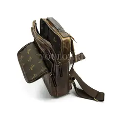 Рюкзак мужской из натуральной кожи с ручкой Ruff Ryder