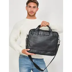 Портфель-сумка Ruff Ryder из натуральной кожи для ноутбука и документов