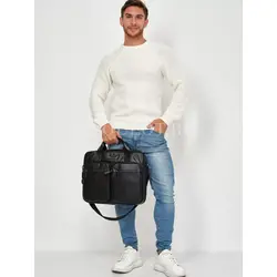 Портфель-сумка Ruff Ryder из натуральной кожи для ноутбука и документов