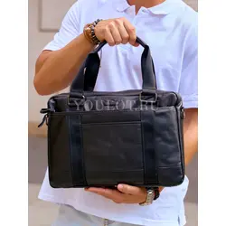 Портфель для документов Ruff Ryder, ноутбука 15.6", сумка кожаная