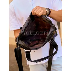 Портфель для документов Ruff Ryder, ноутбука 15.6", сумка кожаная