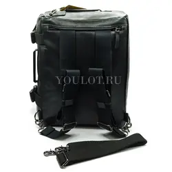 Сумка-трансформер, кожаная / Портфель / Через плечо / Для ноутбука / Для документов / A4 / Ruff Ryder