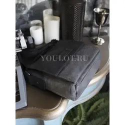 Сумка мужская через плечо, барсетка кожаная Ryff Ryder черная