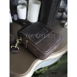 Сумка мужская через плечо Ruff Ryder маленькая кожаная