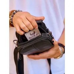 Сумка через плечо Ruff Ryder из натуральной кожи маленькая