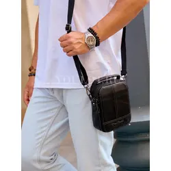 Сумка через плечо Ruff Ryder из натуральной кожи маленькая