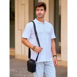 Сумка через плечо Ruff Ryder из натуральной кожи маленькая